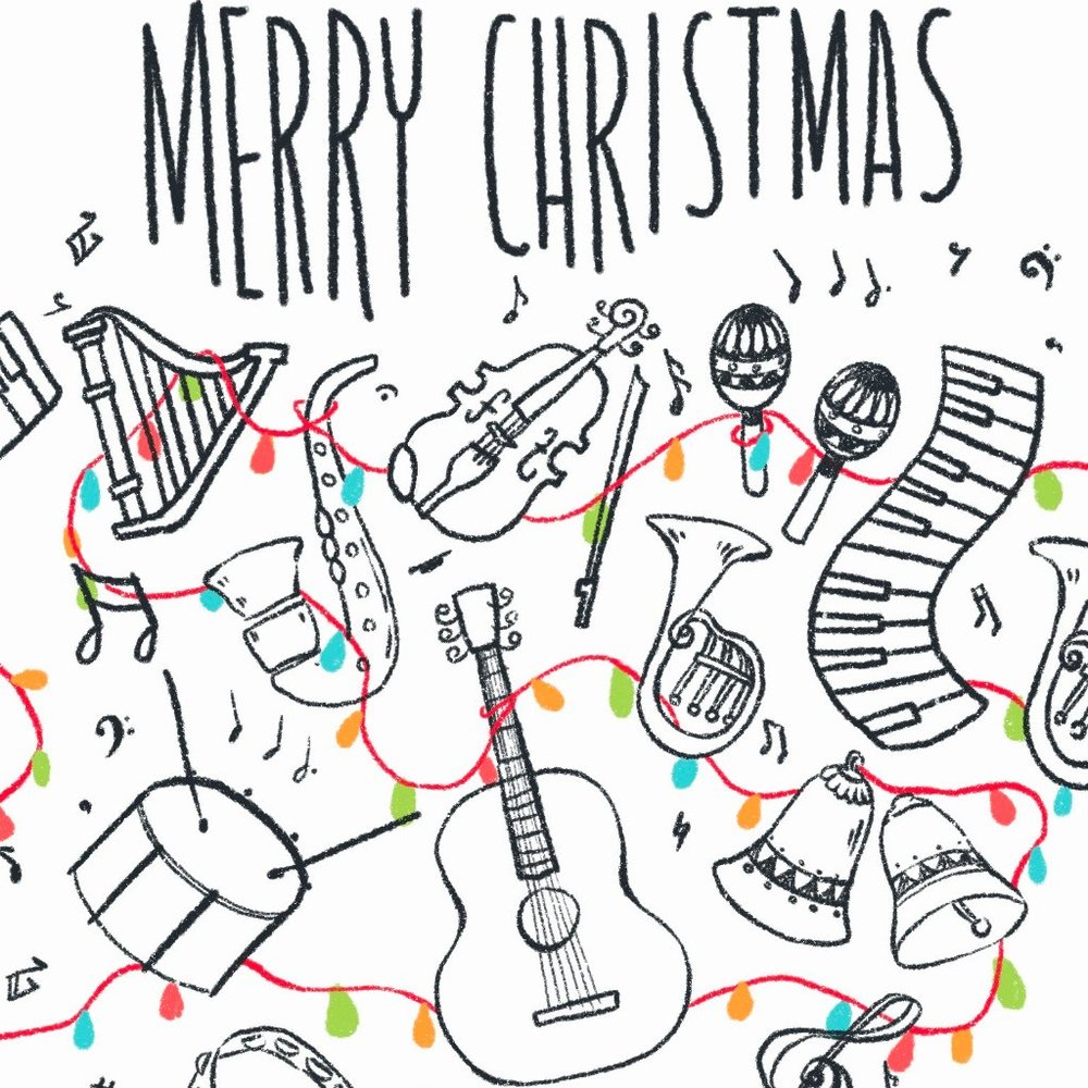Musical: Merry Christmas Greeting Card